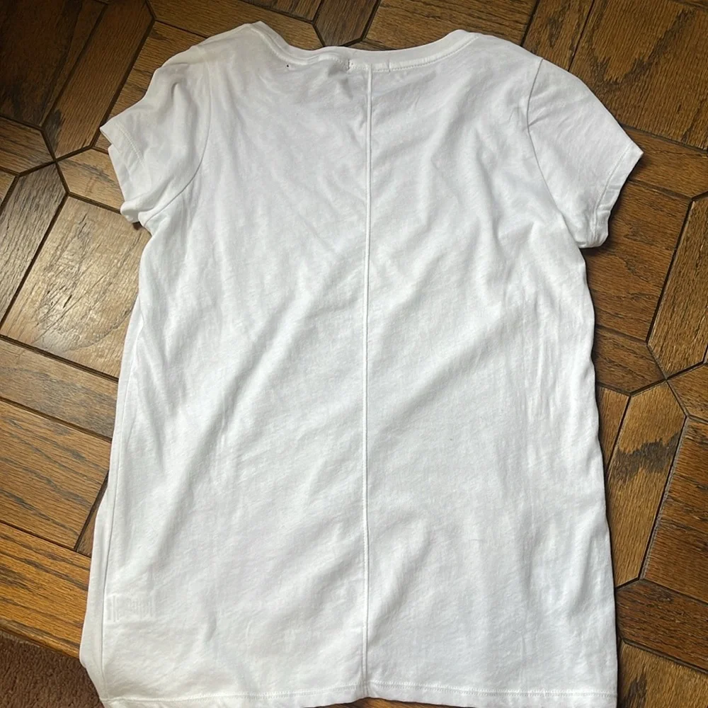 ATM Anthony Thomas Melillo Vintage Jersey Crew Neck T-Shirt white XS *NWT* - Picture 5 of 8